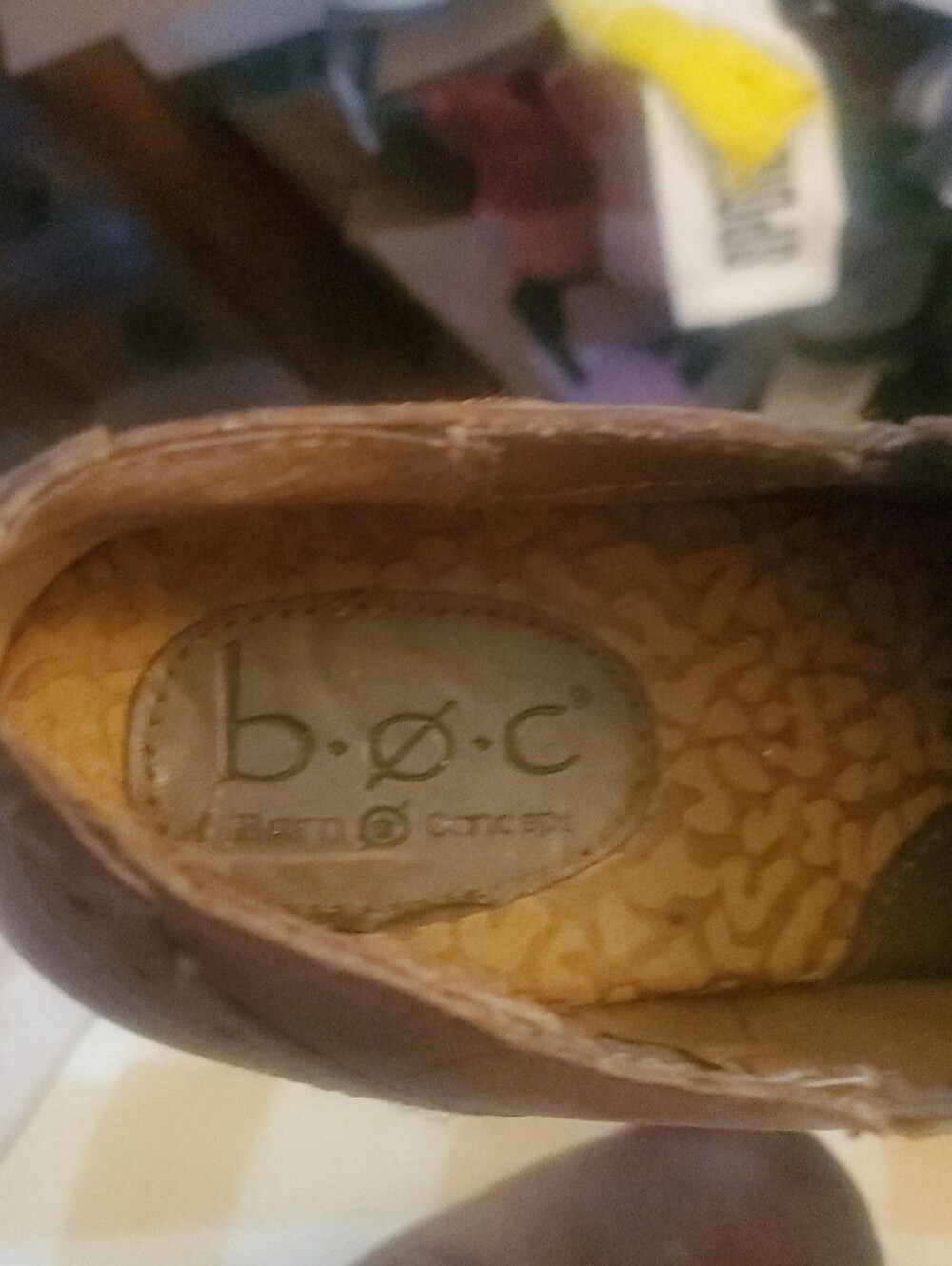 b.o.c. Brown Slip-On Ankle Boots - Picture 2 of 5